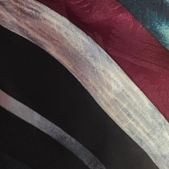 Resilio 100% Imported Silk Tie multicolored made in USA - Picture 5 of 5